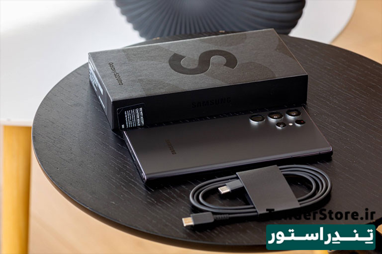 جعبه گشایی اس 22 اولترا سامسونگ در تندراستور S22 ULTRA SAMSUNG