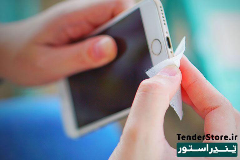 تمیز کردن گوشی موبایل و تبلت
