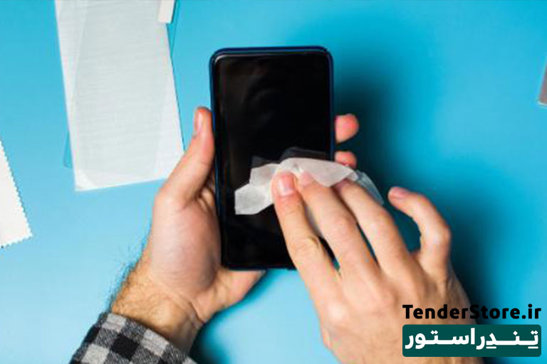 تمیز کردن گوشی موبایل و تبلت