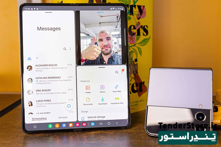 گلکسی Z فولد 4 و گلکسی Z فولد 3