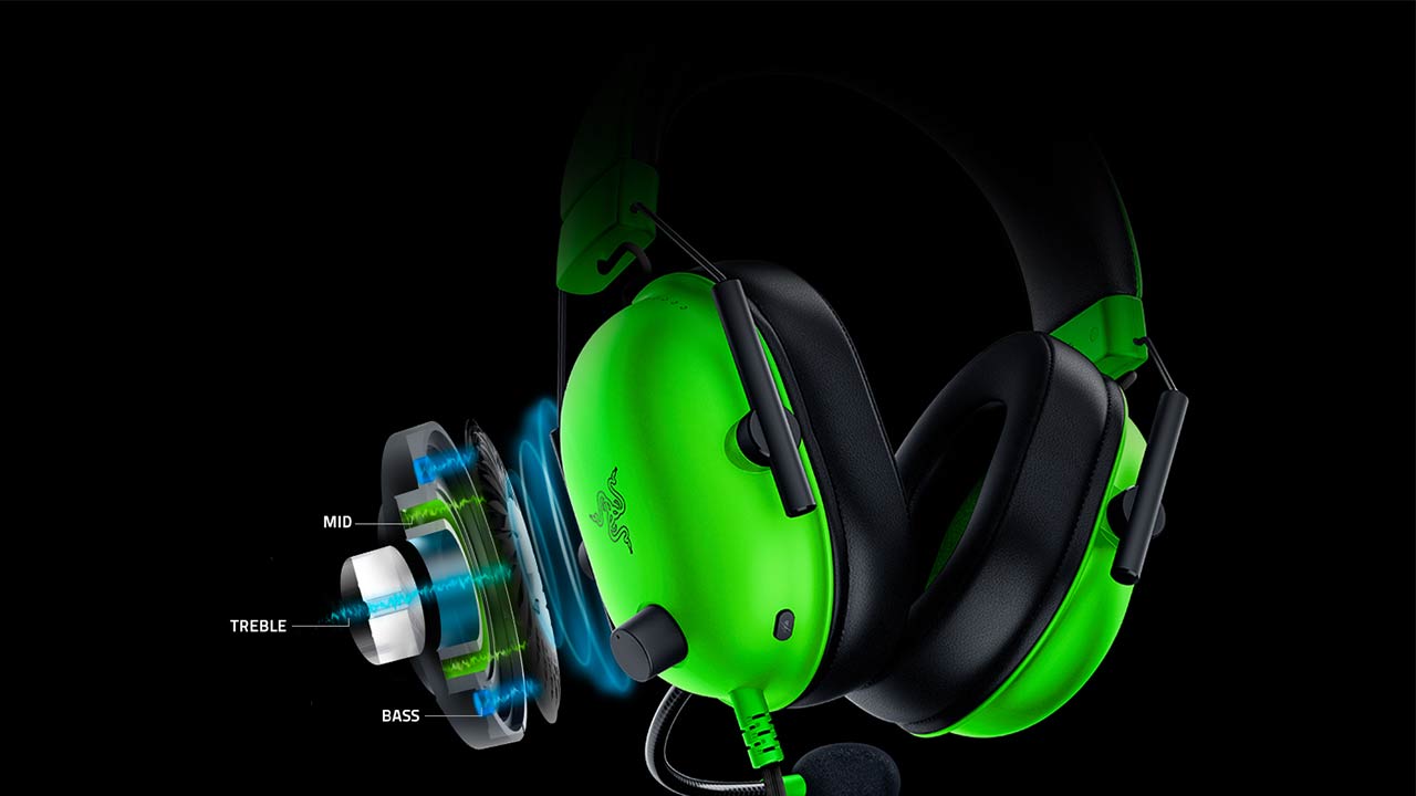 هدست گیمینگ ریزر مدل RAZER BlackShark V2 X 2 black-shark-v2 x کیفیت صدا