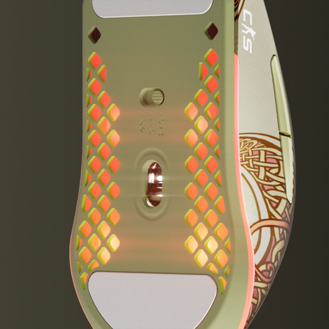 SteelSeries Aerox 3 Wireless CS2 Dragon Lore Edition f