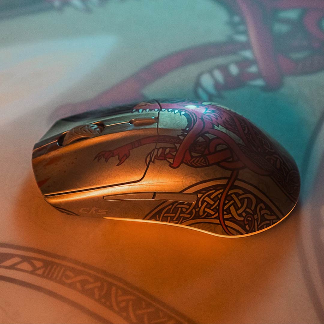 SteelSeries Aerox 3 Wireless CS2 Dragon Lore Edition g